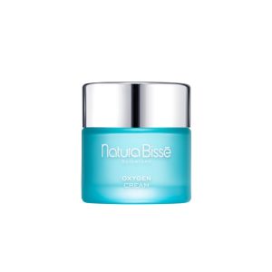 Natura Bissé Oxygen Cream i turkosfärgad burk med silverfärgat lock